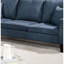 Salon 2 pièces en chenille mélangée bleu marine: assise moderne et confortable en chenille: Look For Interiors