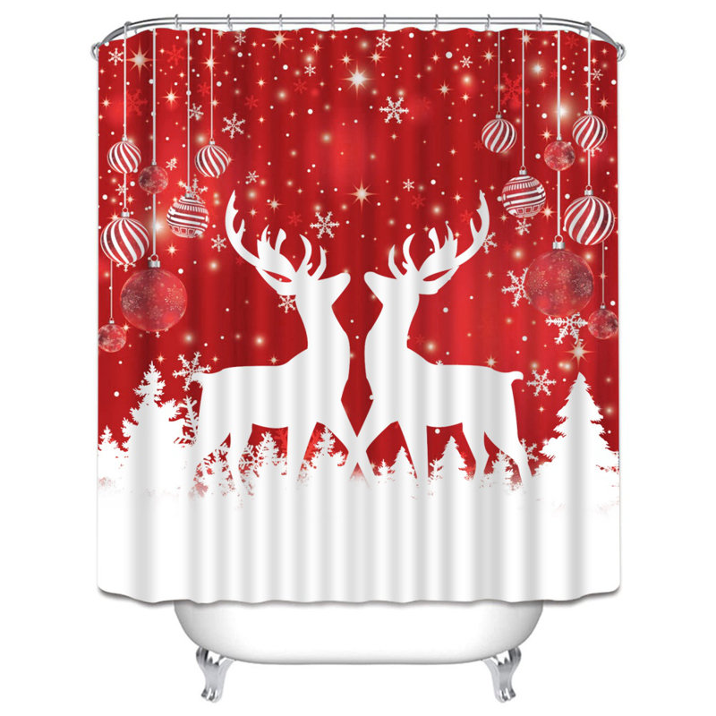 Décoration de Noël rideau de douche Elies 70 "X 70" Elies