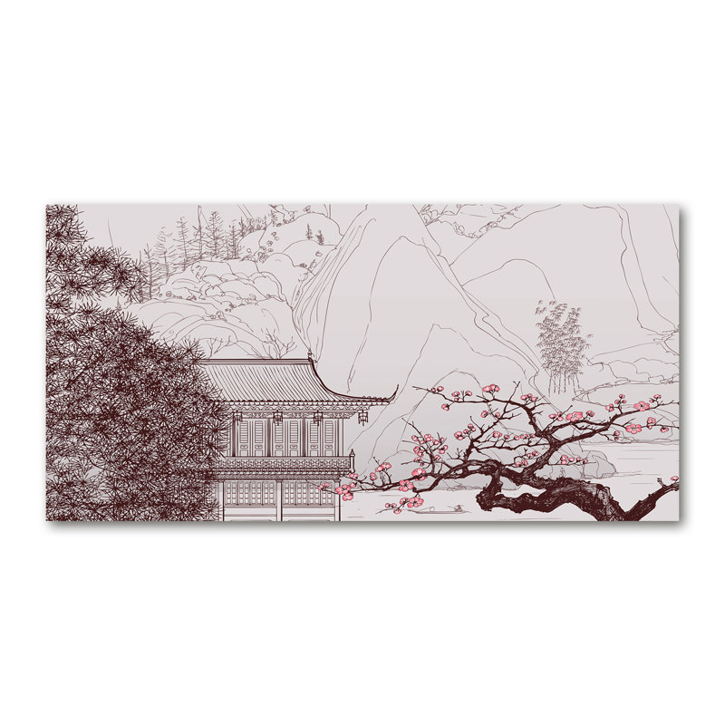 Chinese Landscape - Wrapped Canvas Print