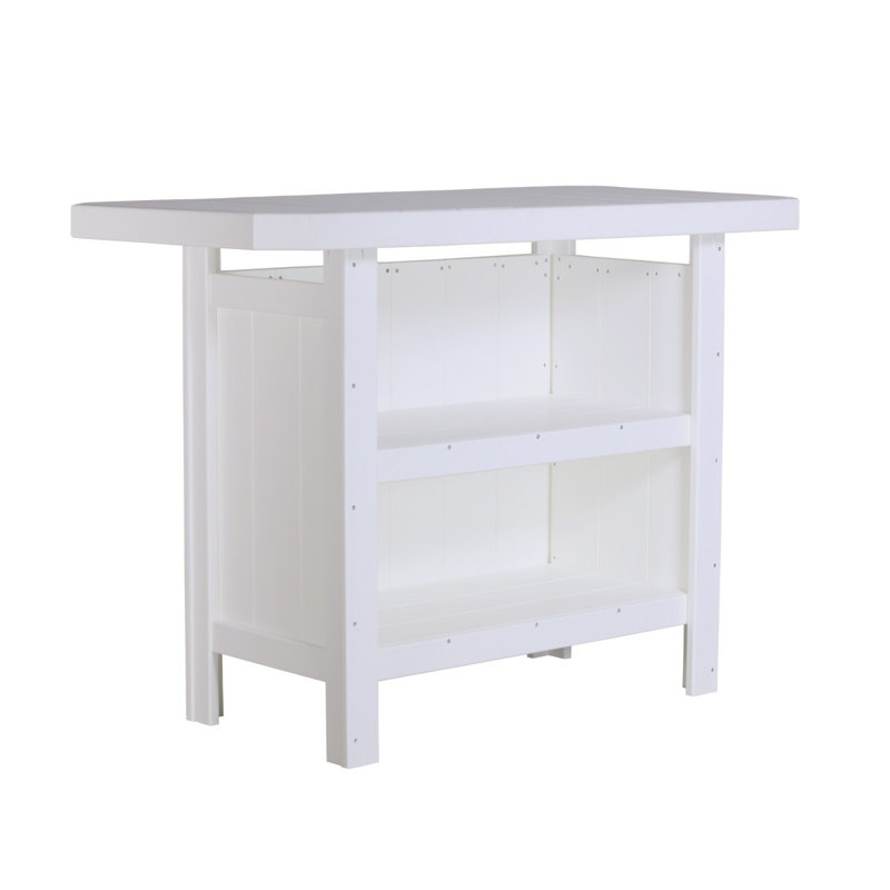 Table 42" rectangulaire Peytin, Blanc