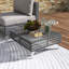 Ensemble de canapé de patio 8 pièces avec foyer-2102365390