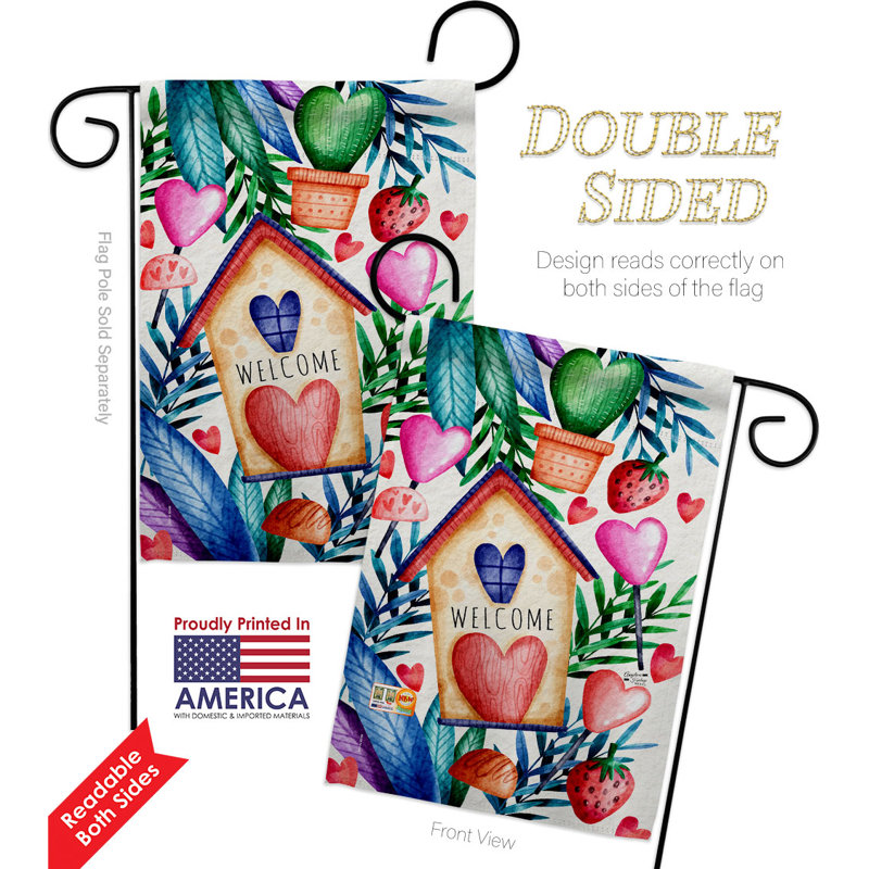 Ensemble de drapeaux décoratifs en polyester 18,5 po x 13 po