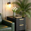 30cm W Manufactured Wood Bedside Table