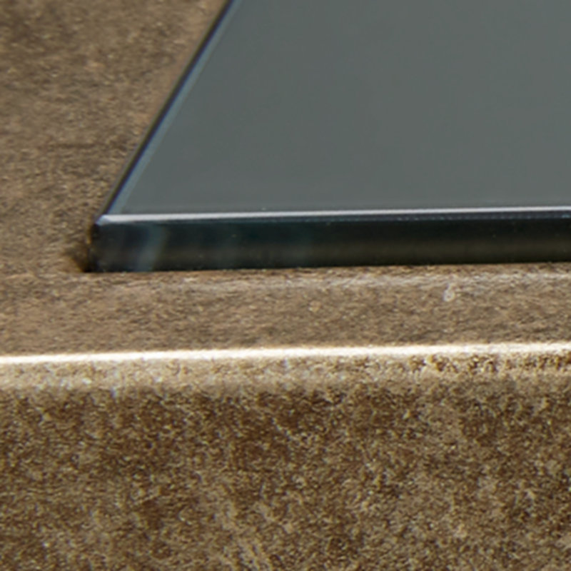 Alsafi Glass Top End Table
