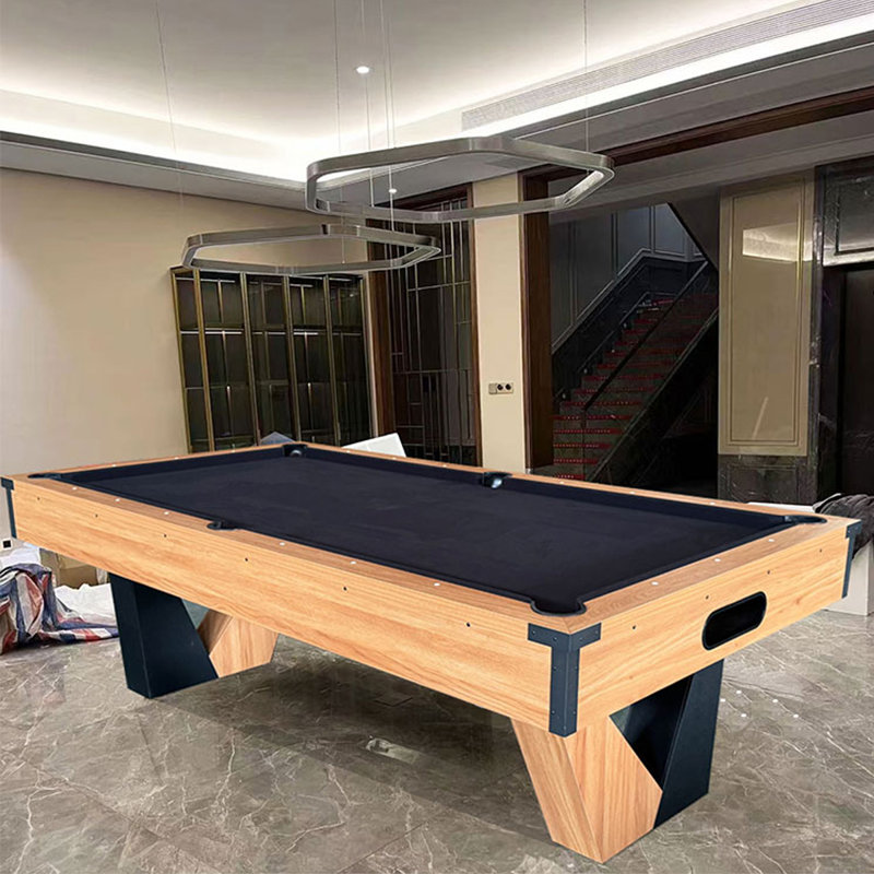 Table de billard commerciale multifonctionnelle trois-en-un, Noir