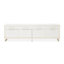 Palm Gate Media Cabinet - Cloud White