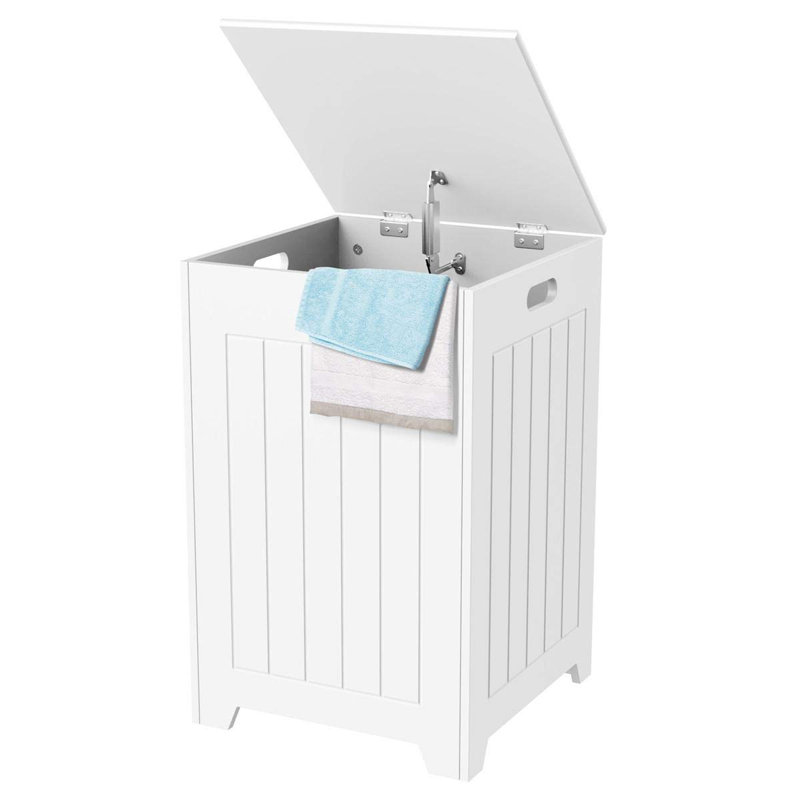 Wood Laundry Bin with Handles