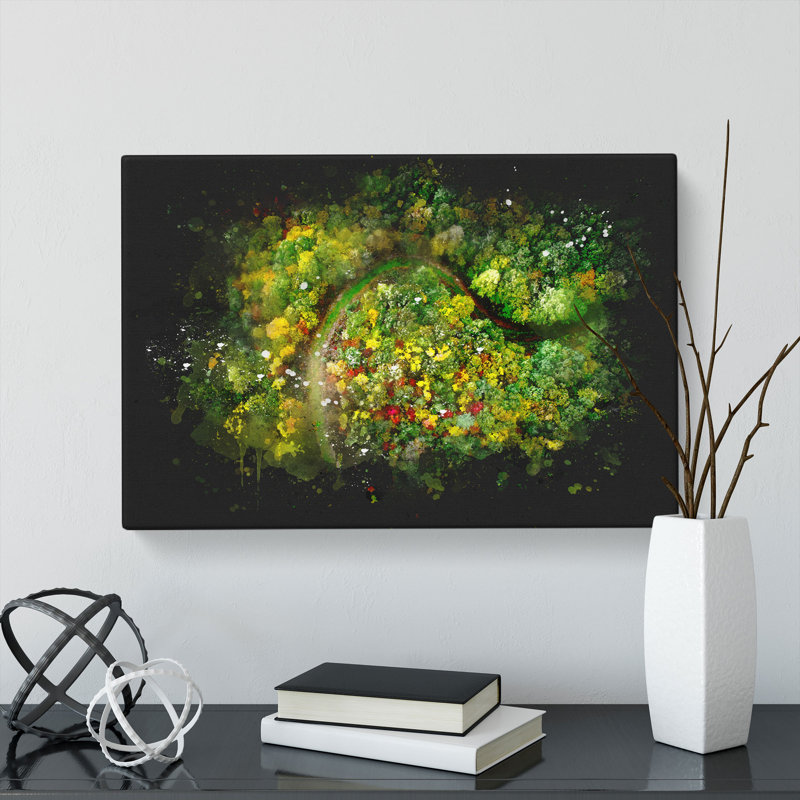 Road Through The Forest - Wrapped Canvas, 35cm H x 50cm W x 3cm D