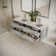 Fresca Formosa 60" Wall Mount Floating Double Sink Bathroom Vanity Set with Top and Sinks - Faucets Not Included