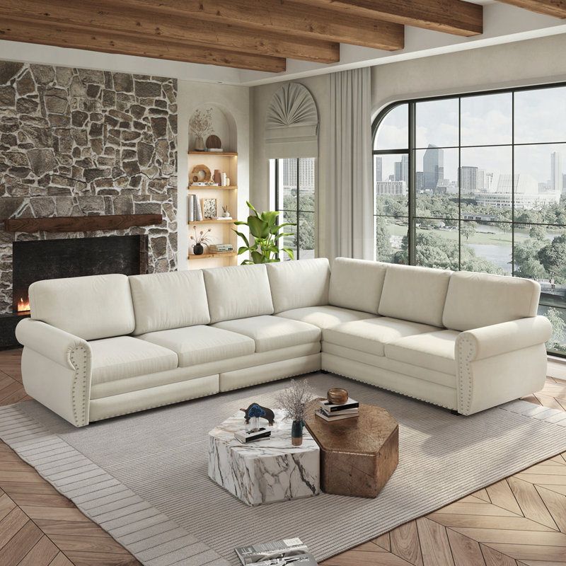 Canapé modulaire en chenille