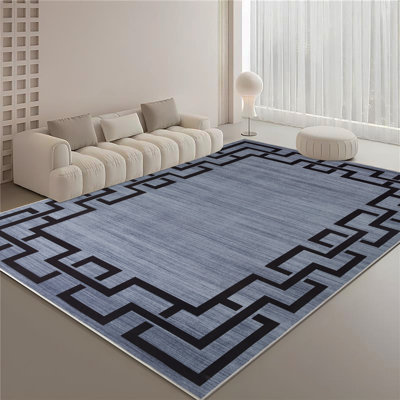 Minimalist Geometric Printed Area Rug