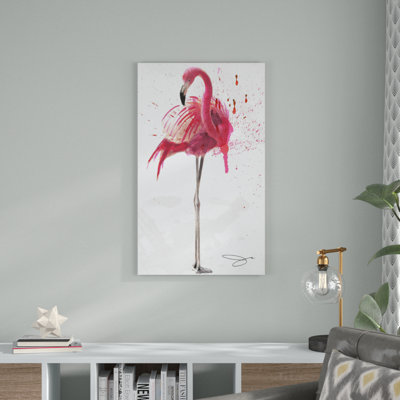 Flamant II - impression sur toile tendue