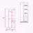 Iris 71" High Two-Door Broom Closet With Hamper and Shelves