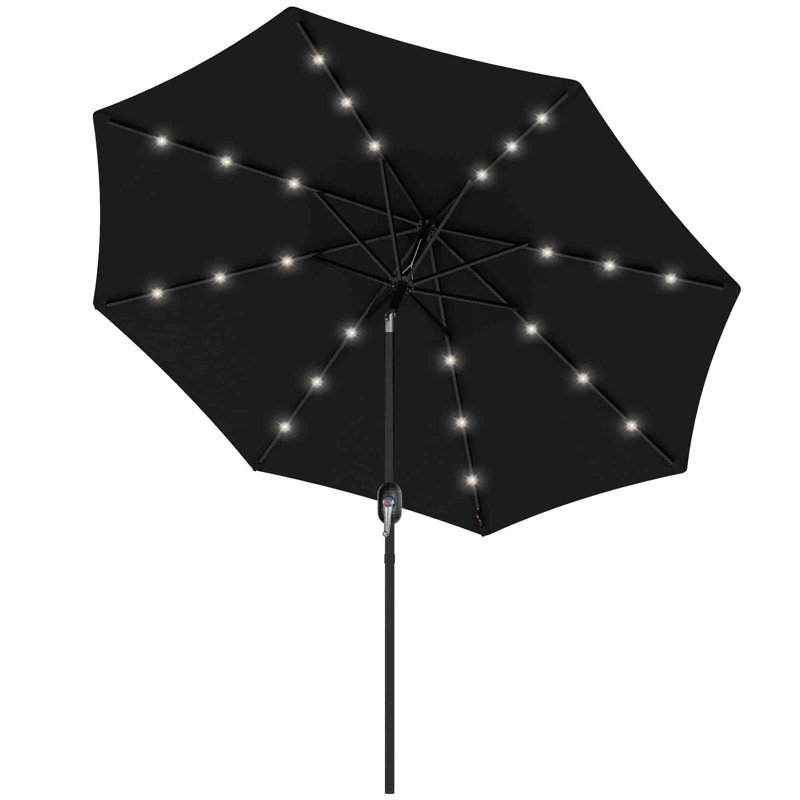270cm Market Parasol, Black