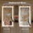 Led Bathroom Mirror, Dimmable Vanity Mirrors For Wall, Anti-fog, 3 Colors Adjustable, Memory, Double Led Lights ( Front And Backlit ) Durable Tempered Material-109488290