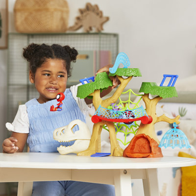 Spidey And His Amazing Friends Dino-webs Treehouse Playset With Spider-man Toys