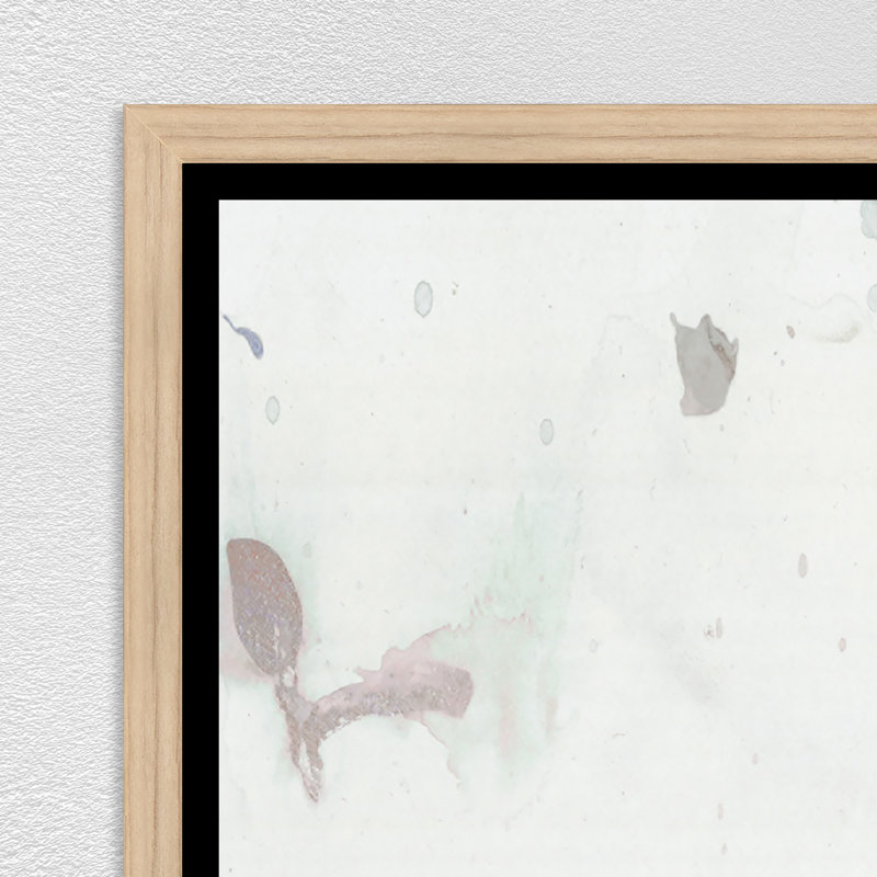 «Gilded Effusion» par D'Alessandro Léon - peinture à cadre flottant sur toile