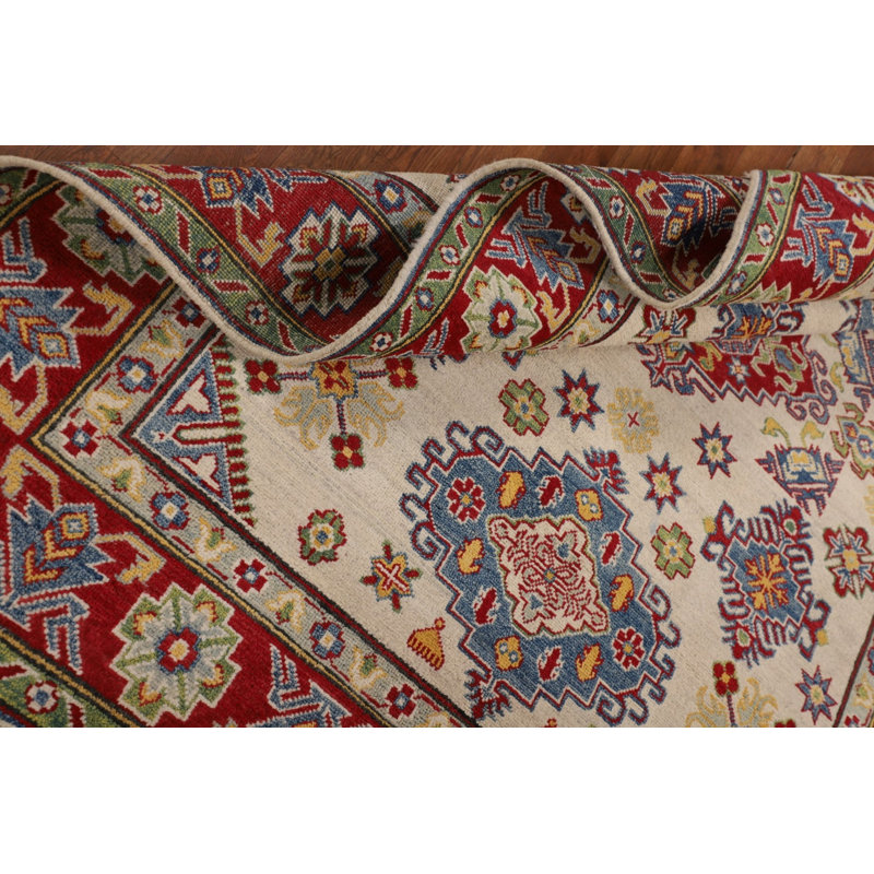 Tapis géométrique à motif oriental Kazak 5