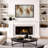 Vertical Earth Tone Abstract Artwork, Living Room Pictures, Framed Canvas Giclee Print Wall Art-27501116-27501119