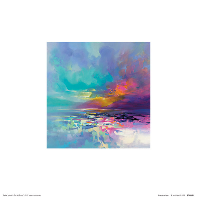 Emerging Hope by Scott Naismith - No Frame Painting, 30 cm H x 30 cm W x 0.01 cm D