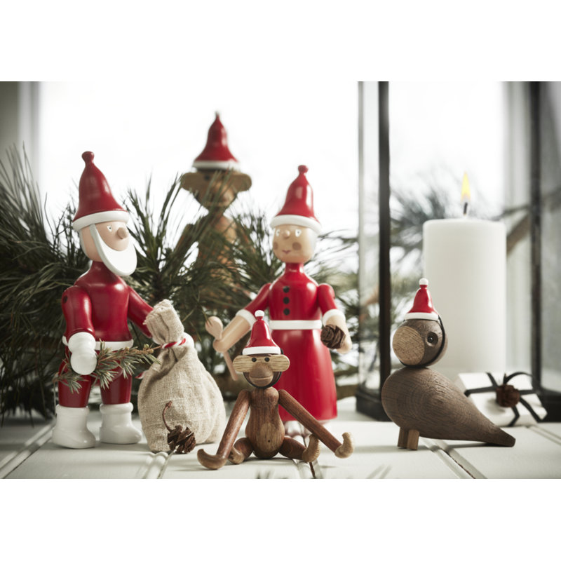 Santa's Cap Medium, 3.9" H x 2" W x 2" D