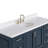 60.25'' Single Bathroom Vanity with Carrara Quartz Top-94668807