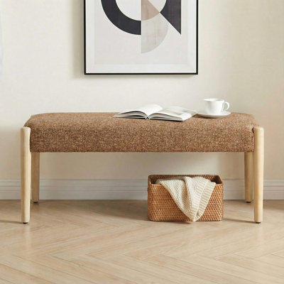 42'' W Modern Upholstered chenille Bench
