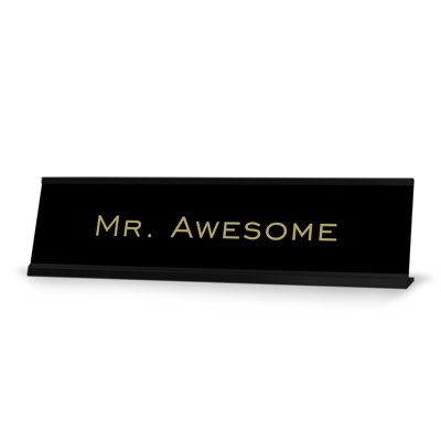 Enseigne de fantaisie Mr. Awesome