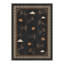 Tapis d'Halloween avec chat sorcière, noir et orange, lavable à la machine, à poils courts, antidérapant-1916215040