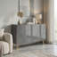 Modern Sideboard, Rectangular Buffet Table Grey