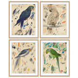 Watercolor Birds Giclee Print by Soicher Marin Archives