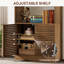 Grande bibliothèque avec armoire de rangement pour bureau personnel