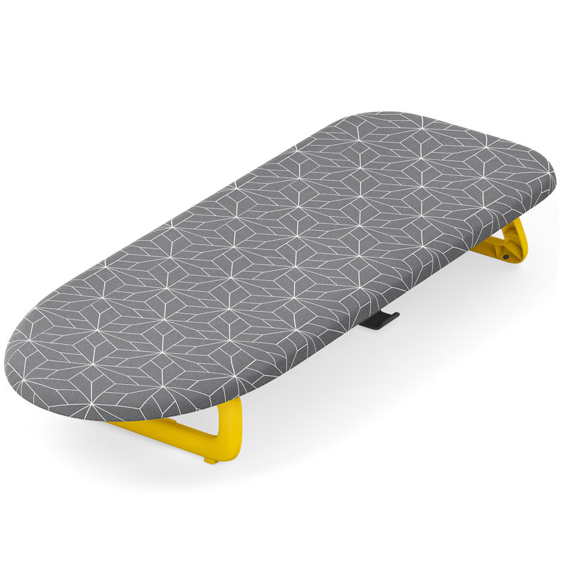 Petit plateau de table à repasser en métal 32 * 12, planche à repasser pliable, planches à repasser portatives compactes avec support de fer et corde de suspension