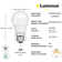 9 watts (équivalent à 60 watts), ampoule DEL A19, à intensité variable, blanc chaud (3000K) E26 / culot moyen (standard)