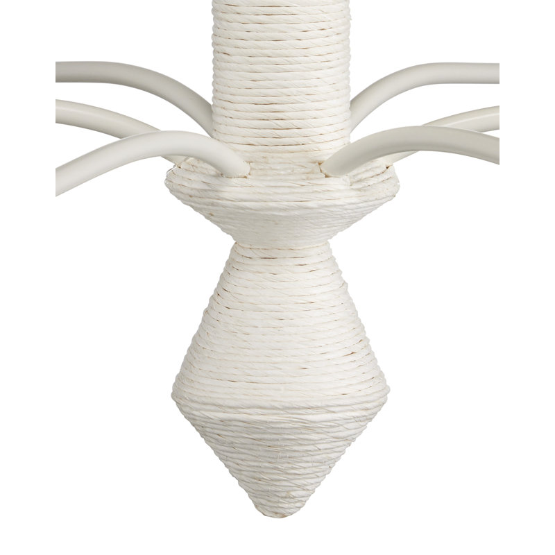 Donnybrook 6 - Light Wrought Iron Chandelier