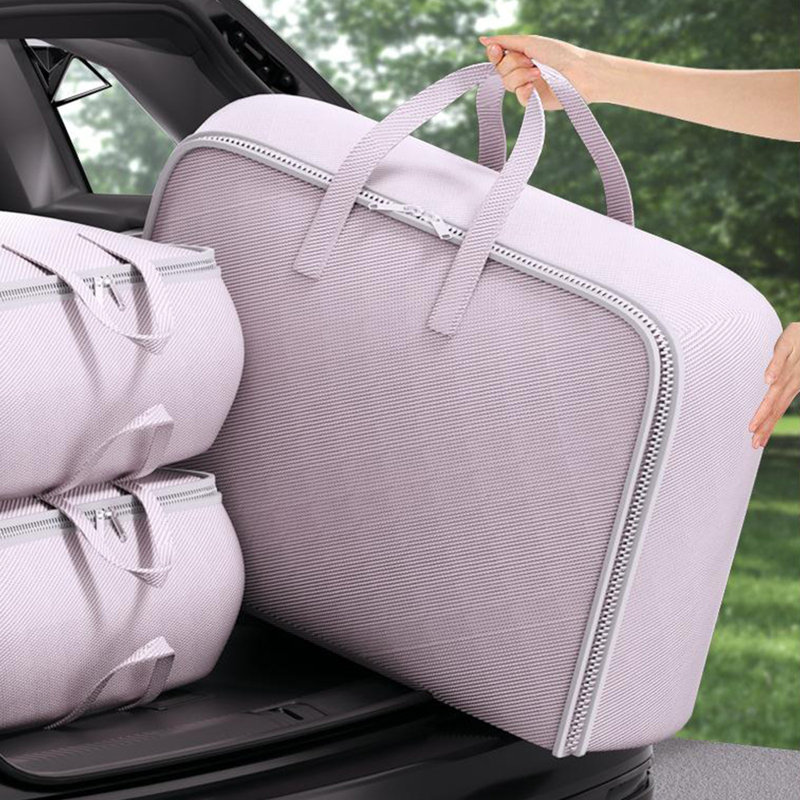 Heavy Duty Storage With Reinforced Handles Extra Large Storage Bags For Clothes Tote Bag Thickened Double Zipper For Space Saving Travel