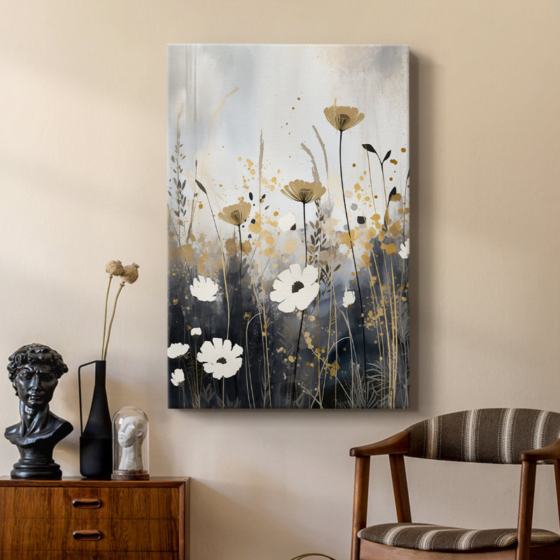 FLORAL Series CD -Custom Wrapped Gallery Cavas, 36" H x 24" W