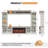 98" Tv Stand With Electric Fireplace, Large Entertainment Center For 70" Tvs, Tv Console With Charging Station, Cable Holes, Adjustable Shelves & Glass Doors-1798714503