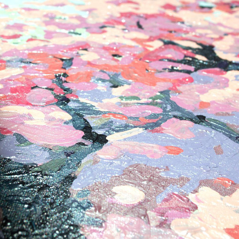 Cherry Blossom, 24" H x 36" W