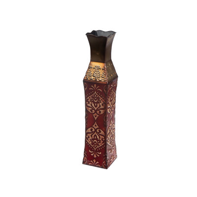 Darcie Stainless Steel Floor Vase 1