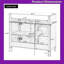 Meuble-lavabo en bois aggloméré 36 po avec lavabo en céramique à 4 tiroirs et rangement 36 po-435134103
