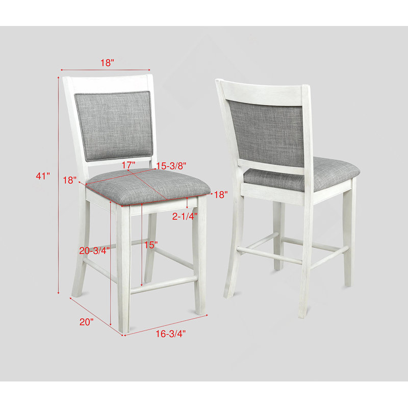Tabouret de bar 2 pièces