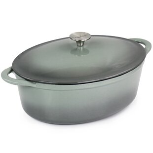 13.2 Quart Dutch Oven with Lid Lifer Handle & Stand, Cast Iron Pre