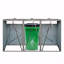 La poubelle contient 3 poubelles en métal pour le rangement des ordures, en acier galvanisé inoxydable-121341714