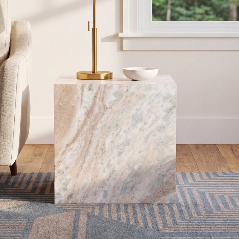 Flor Marble Top End Table