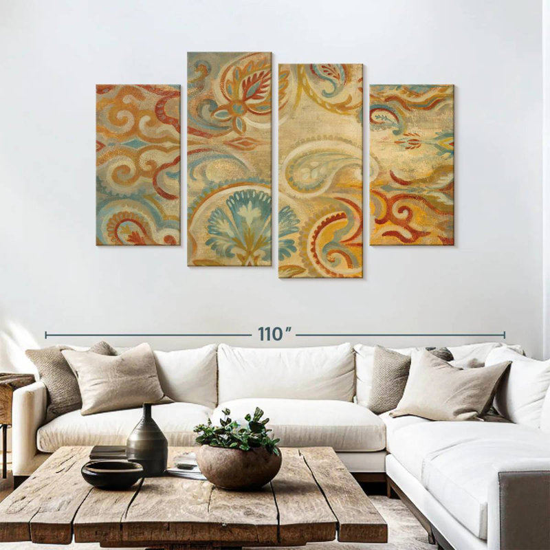 Kerner Antique Paisley, 54" H x 84" W