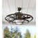 Nova 30" LED Fandelier in Reclaimed Wood with Remote Control