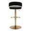 Tabourets de bar réglables avec repose-pieds arrondi Loehr-100480867-129992714