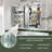 Recessed or Surface Mount 3-Door Bathroom Medicine Cabinet With Mirror and 6 Adjustable Shelves-608580292