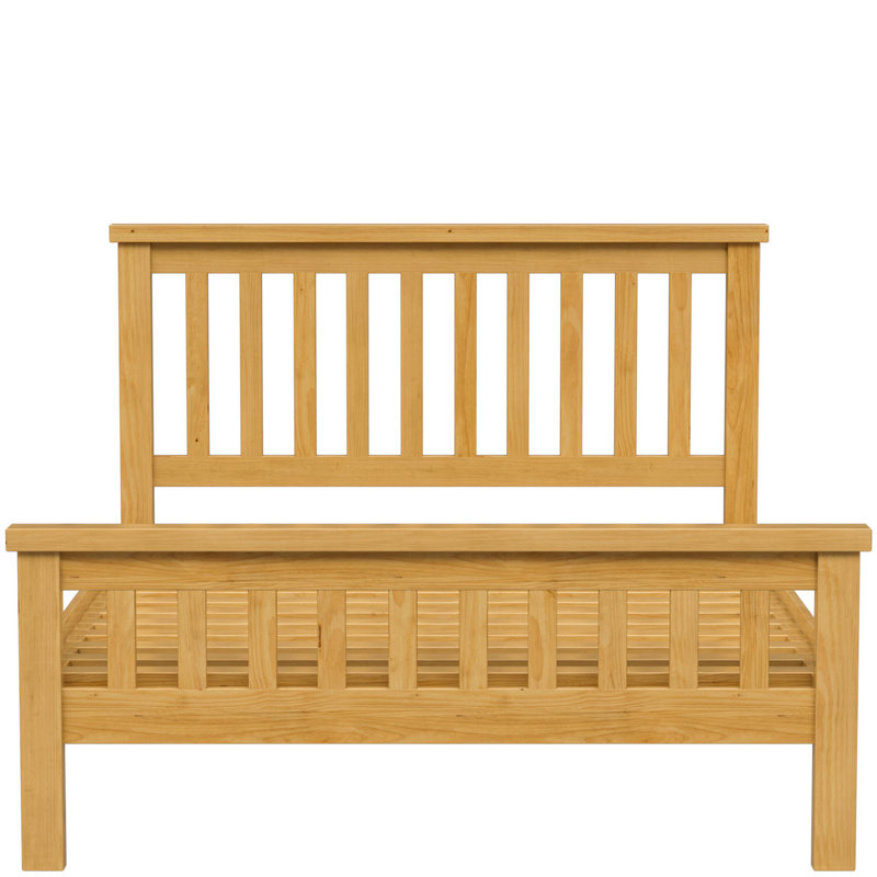Chunky Solid Wood Storage Bed, Double (4'6)